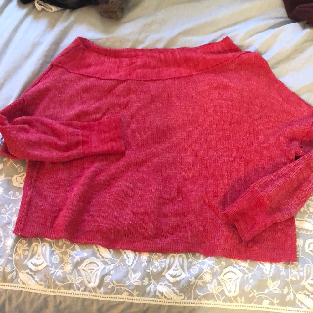 Off the shoulder sweater